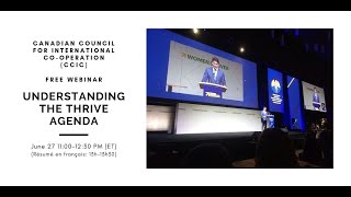 Understanding the Thrive Agenda