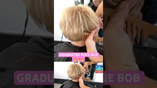 GRADUATED PIXIE BOB CUT: Full Tutorial Linked Below! 🔥🤩🤩🤩