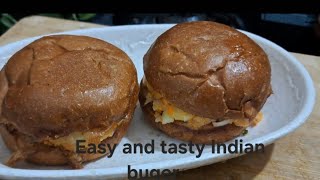 Making the Perfect Crispy Potato Burger at Home 🤤#PotatoBurger #HomemadeBurger #BurgerRecipe #Foodie