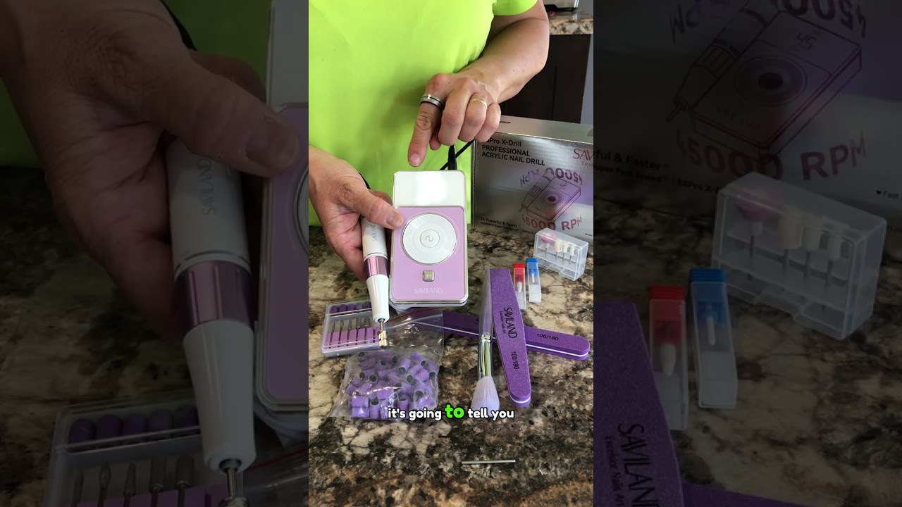 Saviland SSPro X-Drill Review: Powerful 45000 RPM Nail Kit 