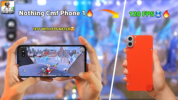 Cmf Phone 1 - 120 Fps Bgmi Test With Fps Meter🔥 | Cmf Phone 1 Pubg Bgmi Test | Cmf Phone 1 Fps Test