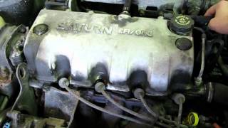 1999 SATURN S SOHC 1.9 ADVANTAGE AUTO PARTS ENGINE TESTING STOCK # 6237