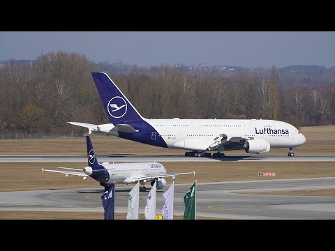 13 Minutes of NONSTOP HEAVY Aircraft ACTION at Munich Airport Plane Spotting