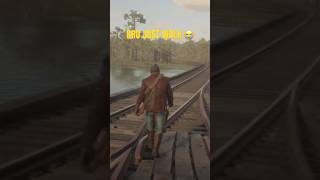 Arthur Would NOT Stay Up 💀 | RDR2 🔥#rdr2 #arthurmorgan #gaming #shorts #bug #funny #ragdoll #viral