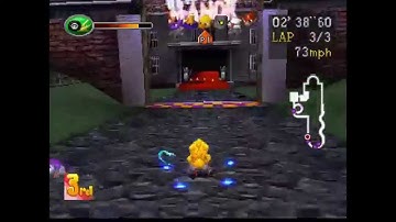Chocobo Racing ... (PS1) Gameplay
