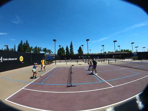 iPickle Pacific SW Open Mixed Exhibition Mixed DJ Young Regina Franco Aaron Donofrio Kara Williams 4