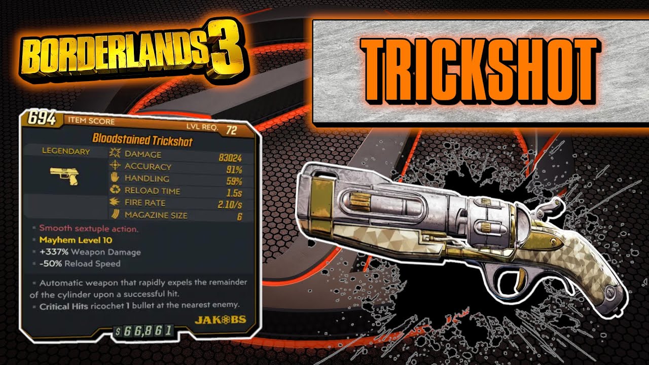 Legendary Item Guide | Trickshot | [Borderlands 3]