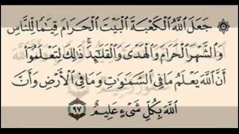 سورة المائدة من الايه98-115الشيخ مصطفى خميس
