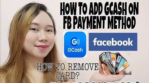 How to Add GCASH & delete credit or Debit card in facebook payment method| How to boost FB Page