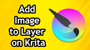 How to Add Image to Layer on Krita