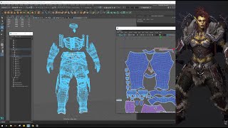 3D Orc Warrior timelapse - retopology