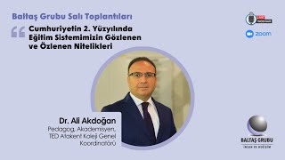Baltaş İş ve Psikoloji Salı Sohbetleri’nde konuğumuz Ali Akdoğan oldu