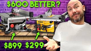 Best Small Table Saw? SawStop vs DeWalt Compact Table Saws screenshot 2