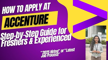 How to Apply at Accenture (2025) | Step-by-Step Guide for Freshers & Experienced