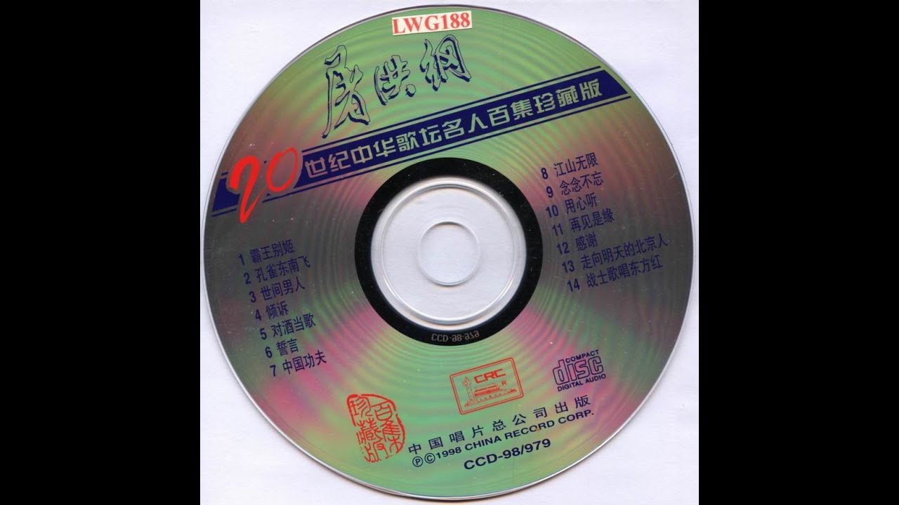 Ver 20世纪中华歌坛名人百集珍藏版-屠洪纲 en YouTube