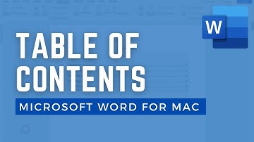 Hoe u een inhoudsopgave in Microsoft Word voor Mac invoegt
