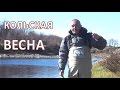 Весна. Кольский. Сёмга ломает спиннинги / Spring at the Kola Peninsula. A rod is broken by salmon