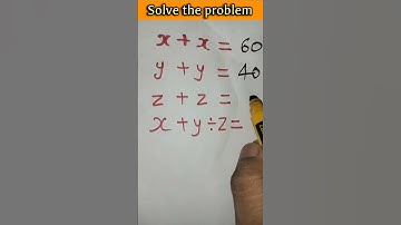 Solve the problem  #maths #shortvideo #youtubeI|#Shorts #viralshort #shortvideo #maths #khansir