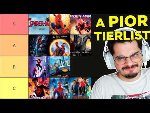 TIERLIST FILMES DO HOMEM-ARANHA | Cortes do Zaquel