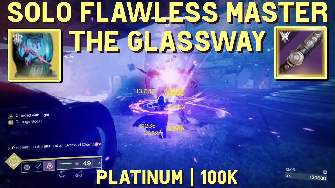 Gyrfalcon's Glassway | Solo Flawless Master | Nightstalker Nightfall | Destiny 2 | Season 18