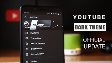 How to get dark theme in YouTube without any application | official update | TechAbuzar