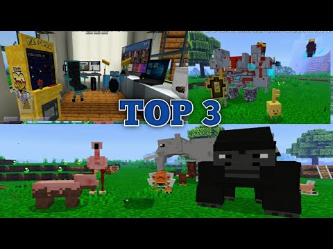 TOP 3 MELHORES ADDONS PARA O SEU MINECRAFT PE - YouTube