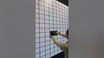 LED display module installation can