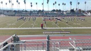 mighty marching pilots half time practice 2014