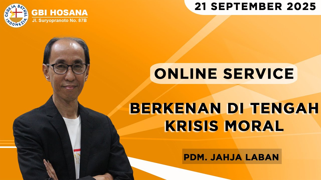 Berkenan Di Tengah Krisis Moral | Pdm. Jahja Laban