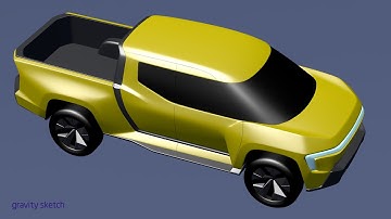 Gravity Sketch Demo: Full Size EV Pickup Part 2