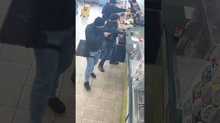 Was man killed by police running away or taking a hostage?