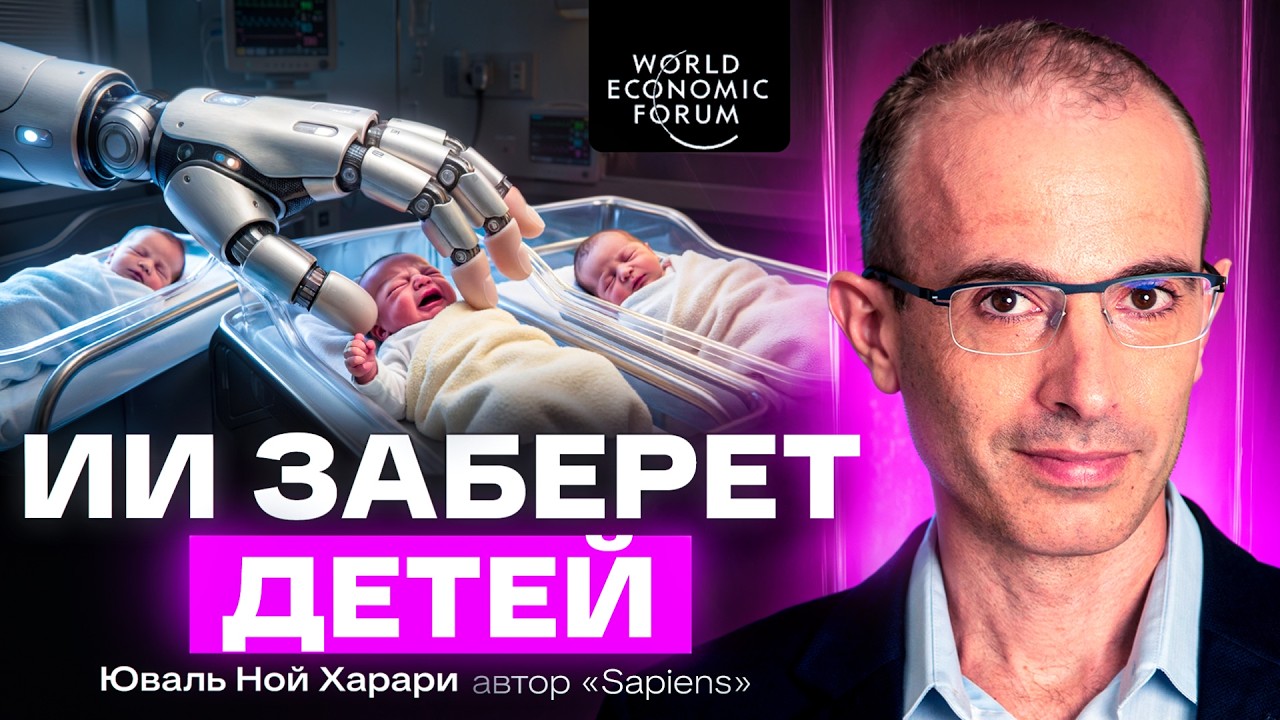Автор Sapiens в Давосе: Ваши дети будут встречаться с ИИ