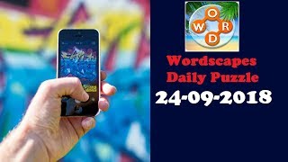 Wordscapes Daily Puzzle September 24 2018 | Wordscapes Daily Answers