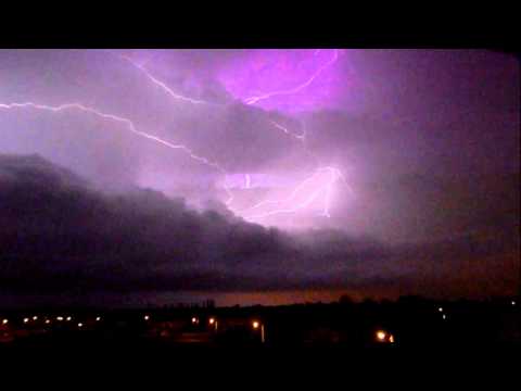 Lightning Over Ireland Dublin Bay.wmv