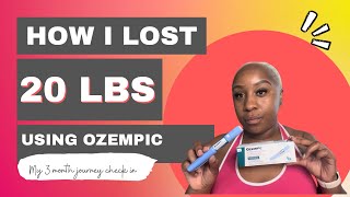 OZEMPIC | 20 POUNDS DOWN | MY EXPERIENCE SYMPTOMS AND SIDE EFFECTS