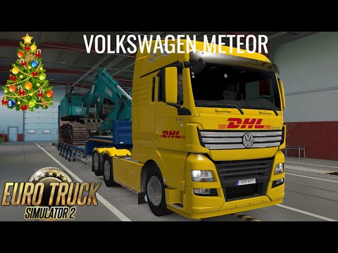 Видео: Euro Truck Simulator 2 Обзор мода (VOLKSWAGEN METEOR)
