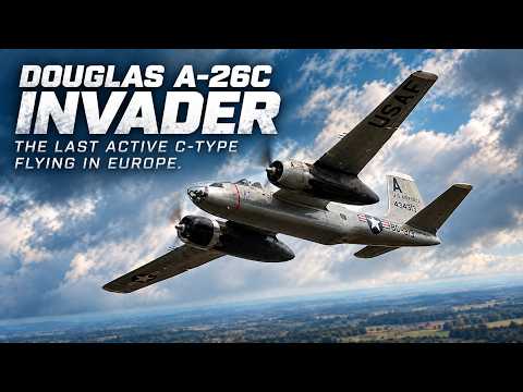 Douglas A-26C Invader . The Last Active C-Type Flying In Europe .