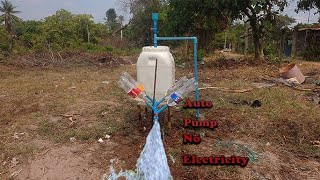 He make free energy water pump from deep well #diy #freeenergy