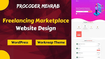 Freelancing Marketplace Website Design Like Fiverr, UpWork With WordPress Workreap Theme