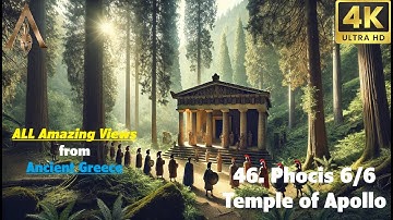 AMAZING UltraHD4k (46) Views Ancient Greece🤩🏛 Temple of Apollo🔥Phokis 6/6 Assassin