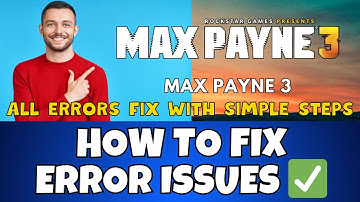 How to Fix Max Payne 3 Errors /  Issues! | 2023 Windows 11 /10 {Easy Method}