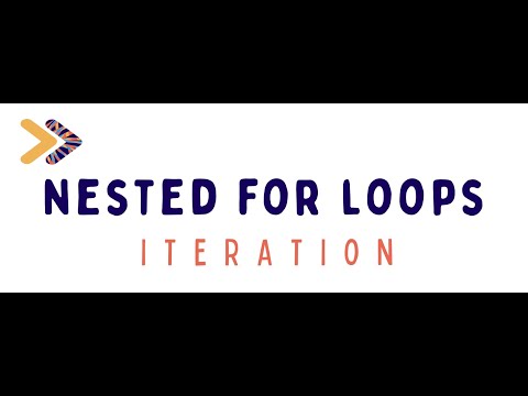 3.9 Nested For Loops