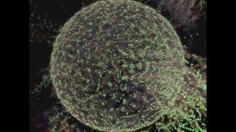Deep space.. Random particle sphere in touch designer