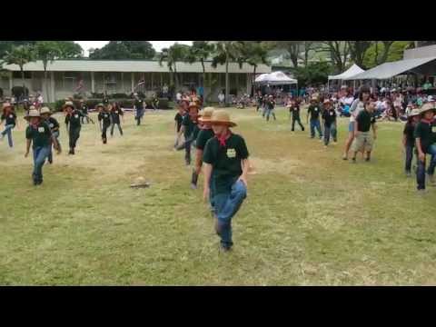 4th Grade Dancing at the May Fair, Noelani Elementary School, Oahu, Hawaii, March 3rd, 2013.