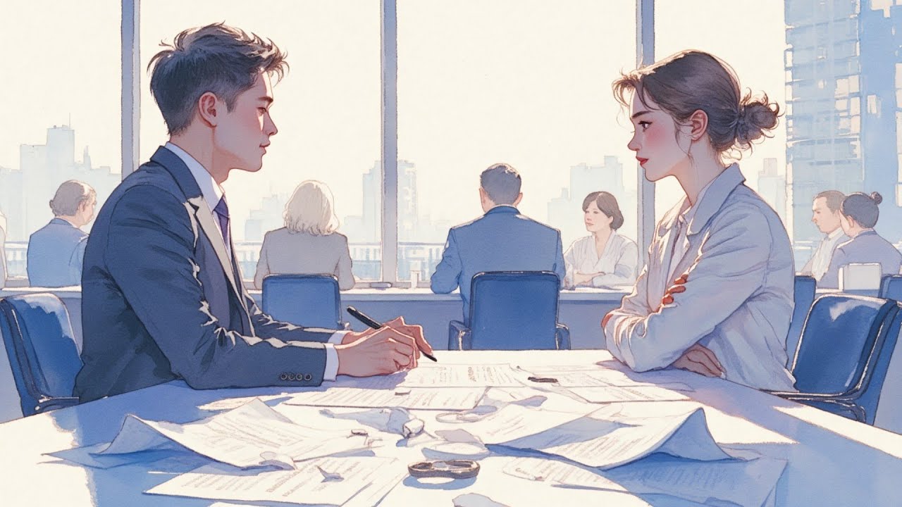 [AI Ficción] Al verme firmar tranquilamente los papeles de divorcio, ella aún cree que es otro...