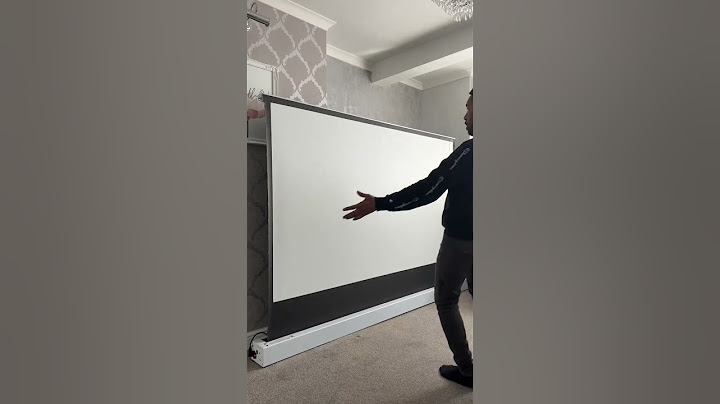 100” Electronic Projector Screen perfect for Gaming Setup or Home Cinema Setup