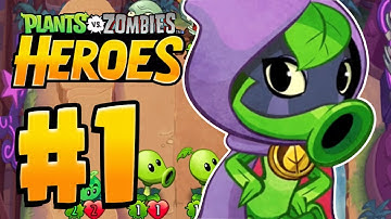 MEET THE HEROES | Plants Vs Zombies Heroes Gameplay Walkthrough Part 1 (New PVZ Heroes Ep 1)
