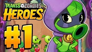 MEET THE HEROES | Plants Vs Zombies Heroes Gameplay Walkthrough Part 1 (New PVZ Heroes Ep 1)