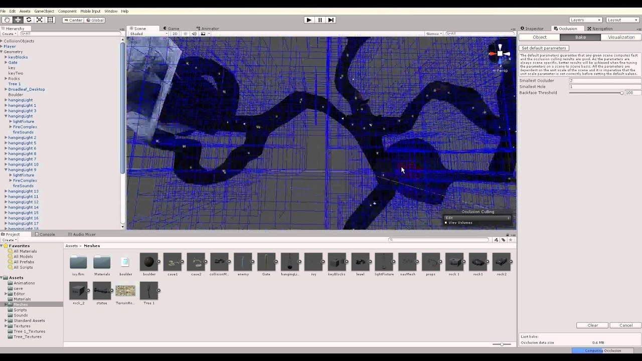 Unity XI: Occlusion culling and post effects - YouTube