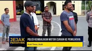 Tangkap Para Pencuri Motor, Motor Curian Dikembalikan ke Pemiliknya - JEJAK PERISTIWA